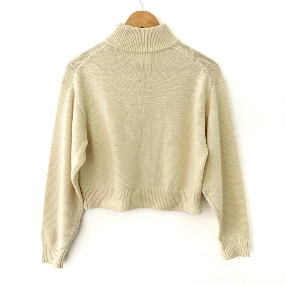 Wilfred Free | Harper Sweater Wool Size XS Ryegrass Yellow Aritzia - Picture 3 of 9